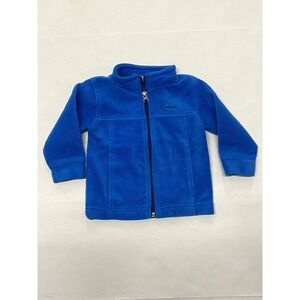 Columbia Royal Blue Fleece Zip Up Sweater. 12-18 Months